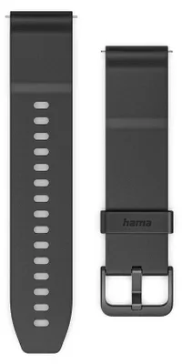 Obrázok produktu pre Hama 00178657, Skupina, Smartwatch, Čierna, Každá značka, Silikón, Čierna