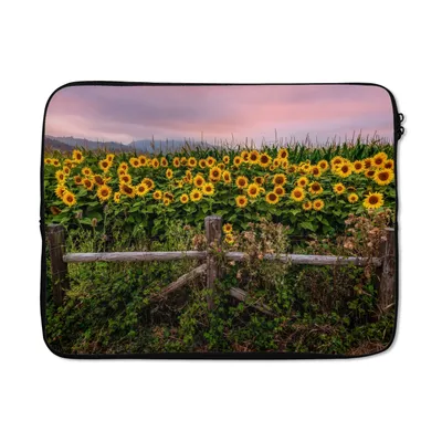 Produktbild von MuchoWow® Laptop Hülle 15 Zoll Sonnenblume - Blumen - Pflanzen Laptoptasche - Laptoptasche - Sleeve - Rundum-Schutz