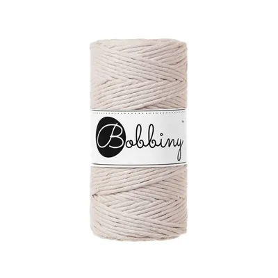 Produktbild von Bobbiny Macrame Cord 3 mm 100 m Nude Schnur