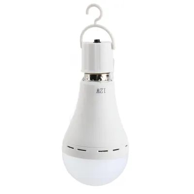 Zdjęcie produktu dla zestaw 2 lamp awaryjnych LED o mocy 12 W - zamiennik 60 W, 6400 K, jasne lampy wiszące na wypadek awarii zasilania, na kemping, do ogrodu i na imprezy