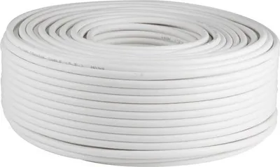 Obrázok produktu pre Koaxiálny kábel SAL RG6-32/WH biely celomeď