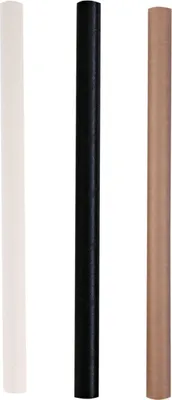 Produktbild von Papiertrinkhalme Bubble Tea 12x197mm schwarz VE=100 Stück