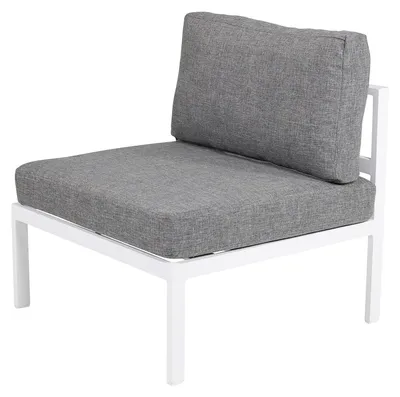 Produktbild von home24 Sitzelement - Weiß - Aluminium - 70 x 66 x 74 cm