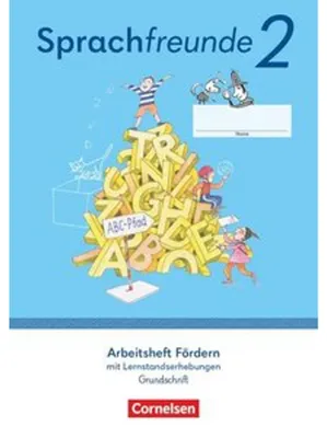 Immagine prodotto di Sprachfreunde 2. Schuljahr - Ausgabe 2022 - Östliche Bundesländer und Berlin - Arbeitsheft Fördern in Grundschrift mit Lernstandserhebungen