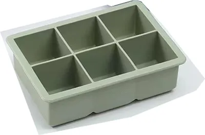 Produktbild von Totenkopf-Eiscreme, runde Eishockeyform mit Deckel, Silikon-Eiscreme, quadratische Eiscreme