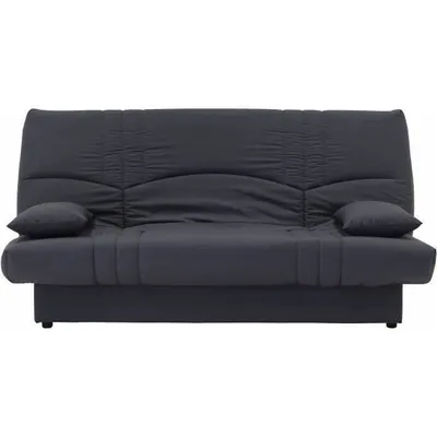 Produktbild von 3-Sitzer-Schlafsofa – Stoff in Anthrazitgrau – 190 x 92 cm
