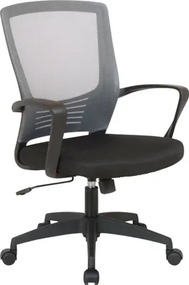 Produktbild von TPFLiving Bürostuhl Kamira mit Netzbezug schwarz/grau