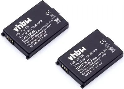 Produktbild von vhbw 2x Akku Ersatz für Siemens V30145-K1310-X133, V30145-K1310-X229, V30145-K1310-X132 für schnurlos Festnetz Telefon (1300 mAh, 3,7 V, Li-Ion)