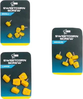 Produktbild von Nash Sweetcorn Screw Medium 6 Stück