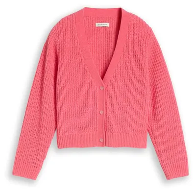 Produktbild von TOM TAILOR Mädchen Strickjacke mit V-Ausschnitt