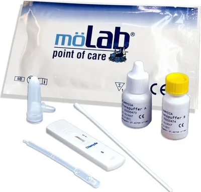 Produktbild von mölab Chlamydia trachomatis Schnell-Test, Nachweis von Antigenen, 25 Tests