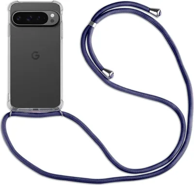 Produktbild von Handykette Für Google Pixel 9 Pro XL Handyhülle mit Band Hülle Kordel Bumper in Blau