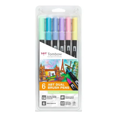Produktbild von TOMBOW Doppelfasermaler "Dual Brush Pen ABT" Pastellfarben