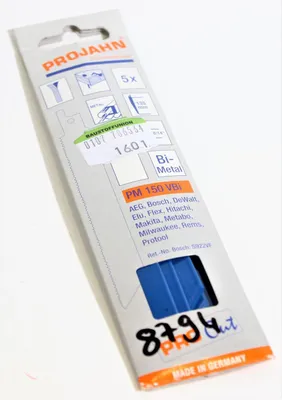 Image de 5x PROJAHN lame de scie sabre bi-métal PM 150 VBI Lame de scie sabre Scier le bois