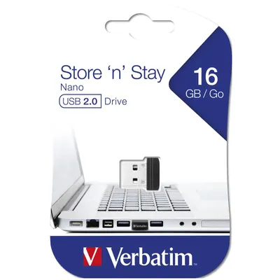 Obrázek produktu pro Verbatim Store n Stay Nano 16GB USB 2.0