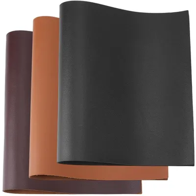 Produktbild von Set von 3 Kunstleder Stoffstücken für DIY