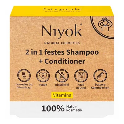 Image de 2in1 shampooing+conditionneur solide - Vitamina 80g