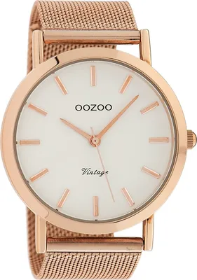 Produktbild von Oozoo Armbanduhr rosegold Metall matt Timepieces Damen Analog-Quarzuhr UOC9997A