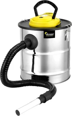 Productafbeelding van DICOGAR aszuiger, 20 liter, voor open haard en pelletkachel, met blaasfunctie