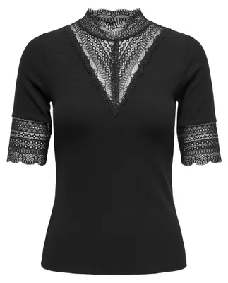 Produktbild von ONLY Onltilde Highneck S/S Top JRS Noos