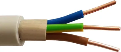 Produktbild von 25m Mantelleitung Kabel 3 x 2,5 mm Installationsleitung NYM-J  Elektrokabel