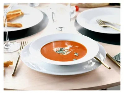 Produktbild von Tafelservice für 6 Personen - Weiß - Porzellan - 12-teilig