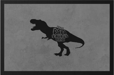 Produktbild von Best Papa-Saurus-Rex Fußmatte T-Rex Geschenkidee Für Besten Papa der Welt Dinosaurier Lustig
