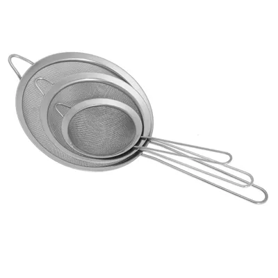 Image de Kinghoff lot de 3 passoires de cuisine 10cm 14cm 18cm KH3412