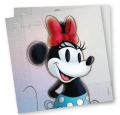 Servietten Minnie Mouse, 20 Stück, 33x33 cm, 2-lagig