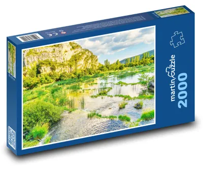 Zdjęcie produktu dla Puzzle 2000 Rzeka w parku przyrody - martinpuzzle