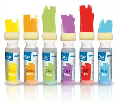 Productafbeelding van Alldoro set van 6 straatrollers in de kleuren geel, groen, blauw, oranje, paars en rood