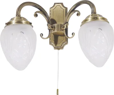 Image de Applique double avec interrupteur E14 brun Annabella 8632 Rabalux
