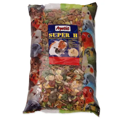 Produktbild von Super H Nagerfutter, Alleinfutter für alle Nagetiere mit knusprigen Getreideflocken, 800g