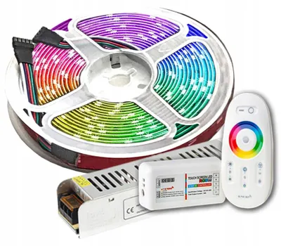 Produktbild von TECHCORE LED-Streifen-Set 5m RGB+Weiß 24V Premium