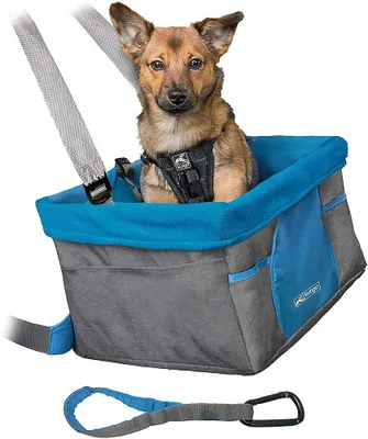 Produktbild von Kurgo Skybox Hunde Autositz grau blau