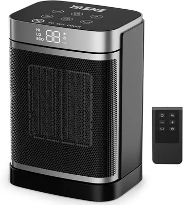 Produktbild von YASHE Heizlüfter PTC-906B, 1500 W, 5–36 °C, Fernbedienung