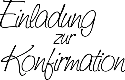 Produktbild von HEYDA 211800101 Stempel Kommunion/Konfirmation Einladung Konfirmation