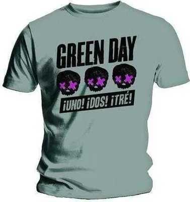 Obrázek produktu pro Green Day Three Heads Better Than One Grey S Tričko
