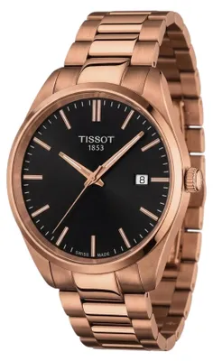 Productafbeelding van Tissot PR 100, 40mm, rosékleurige kast, zwarte wijzerplaat, modelnummer T150.410.33.051.00