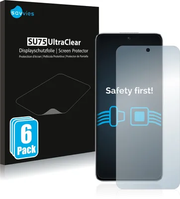 Produktbild von 6x Für Honor X8 5G Schutzfolie Savvies Displayschutz Display Schutz Folie Klar Transparent