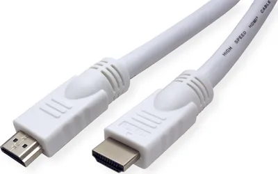 Produktbild von VALUE HDMI High Speed Kabel mit Ethernet, weiß, 15 m