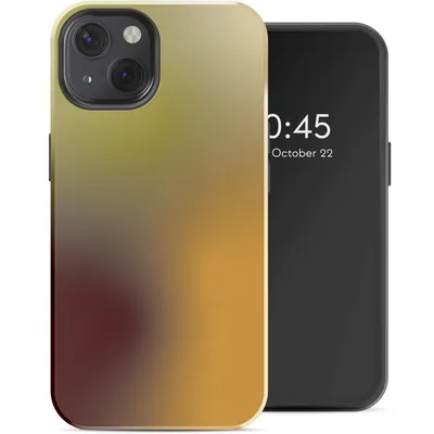 Produktbild von Selencia Vivid Rückabdeckung mit MagSafe iPhone 13 - Gradient Olive Dust