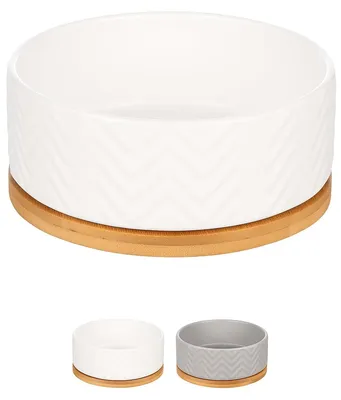 Image de Bol en céramique Bianco blanc 990ml Flamingo