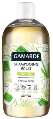 Productafbeelding van Gamarde, biologische shampoo voor haarverzorging, met aloë vera, geeft glans, geschikt voor alle haartypes, 500 ml
