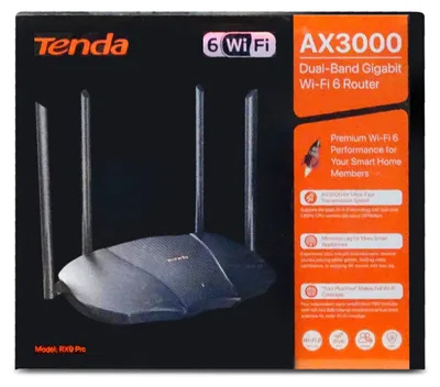 Produktbild von Tenda WiFi 6 AX3000 Smart WiFi Router