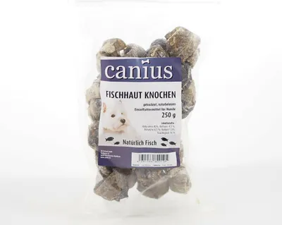 Produktbild von Canius Fischhaut Knochen | 250g