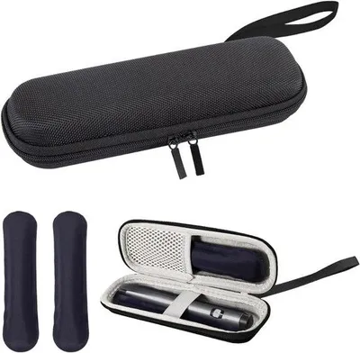 Produktbild von Famanu Kühltasche für Medikamente mit 2 Kühlakkus - Schwarz