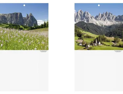 Produktbild von BRUNNEN 107034405 Rückwand Wandkalender 18 x 33 cm
