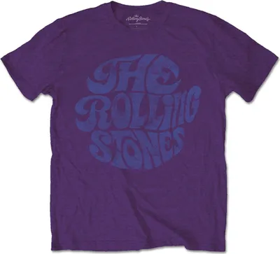 Produktbild von The Rolling Stones Vintage 70s Logo Purple M T-Shirt