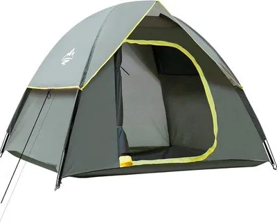 Produktbild von Campingzelt, leichtes Zelt für 2-3 Personen (olivgrün)